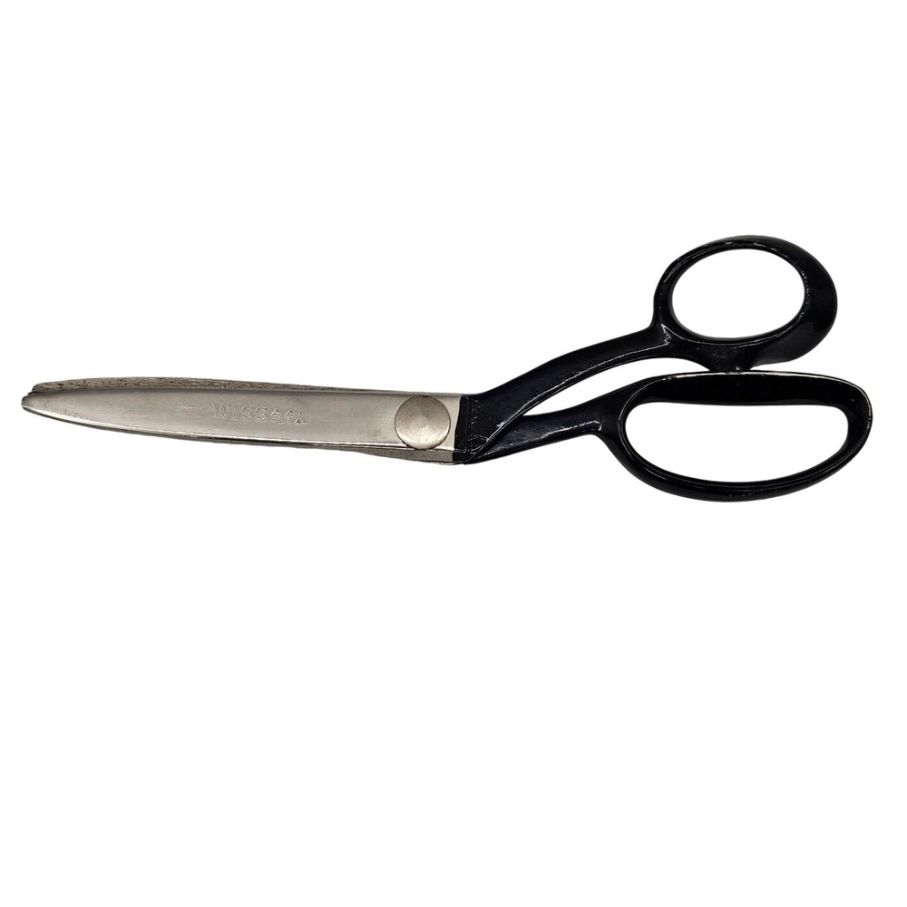 Wiss AA11 Vintage Professional Tailor Shears 10.5"‎ Serrated Blade Black Handles